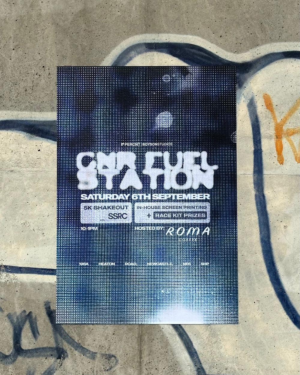 GNR FUEL STATION POSTER