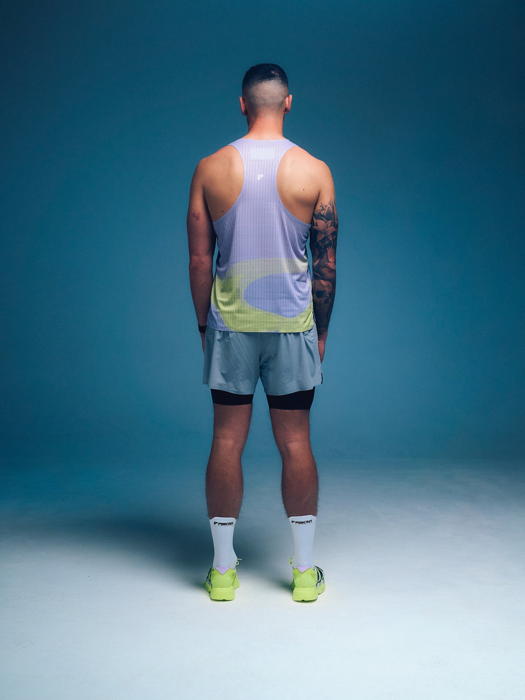 PERCNT Pro Performance Singlet - Vapour
