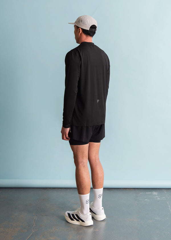 PERCNT Core Performance L/S T-Shirt - Black
