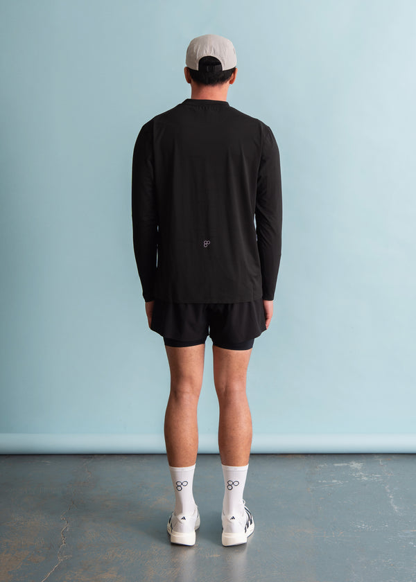 PERCNT Core Performance L/S T-Shirt - Black