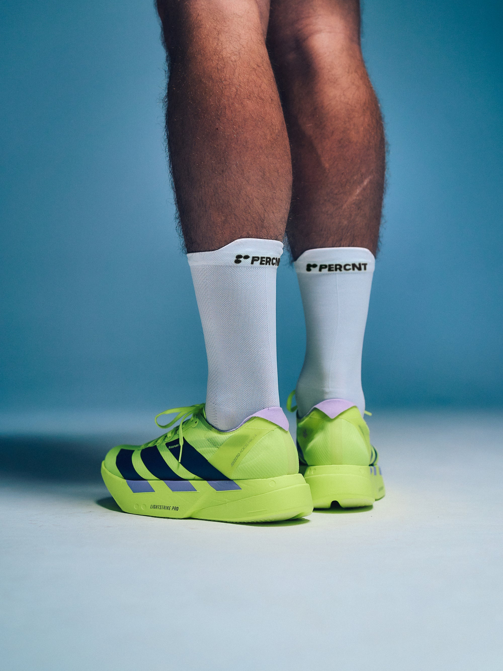 PERCNT Pro Performance Sock - White