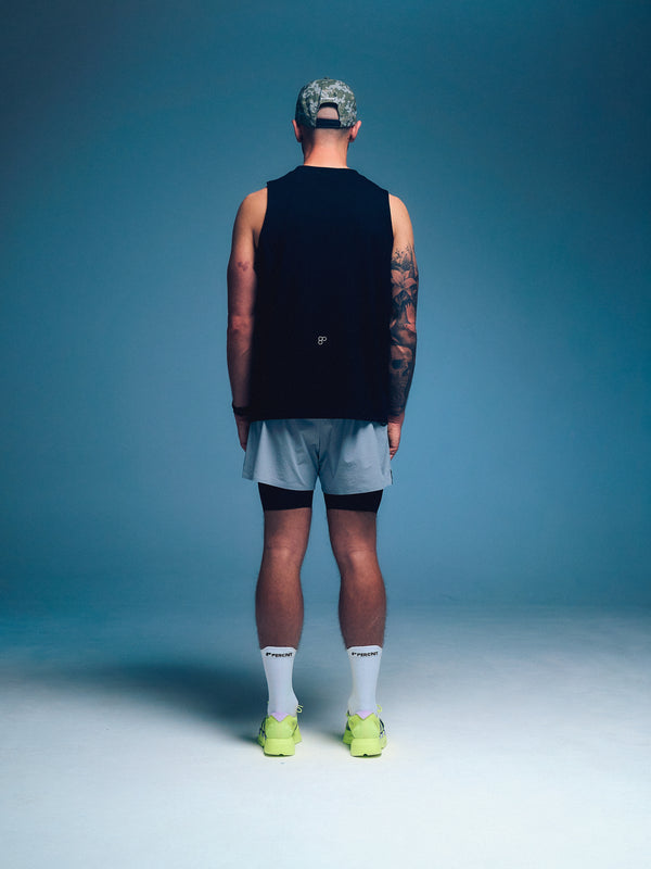 PERCNT Core Performance Cut Off Vest - Black