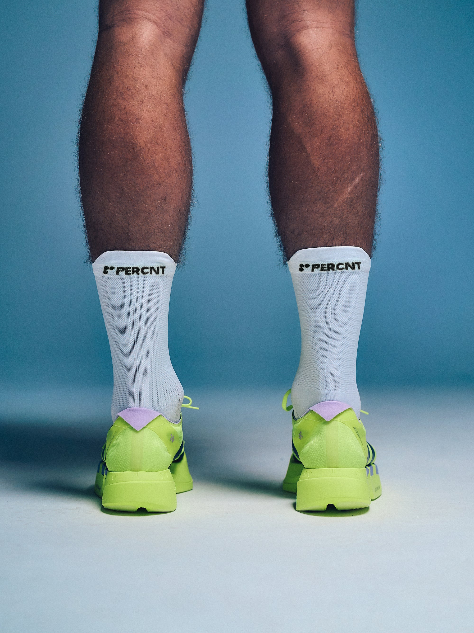 PERCNT Pro Performance Sock - White