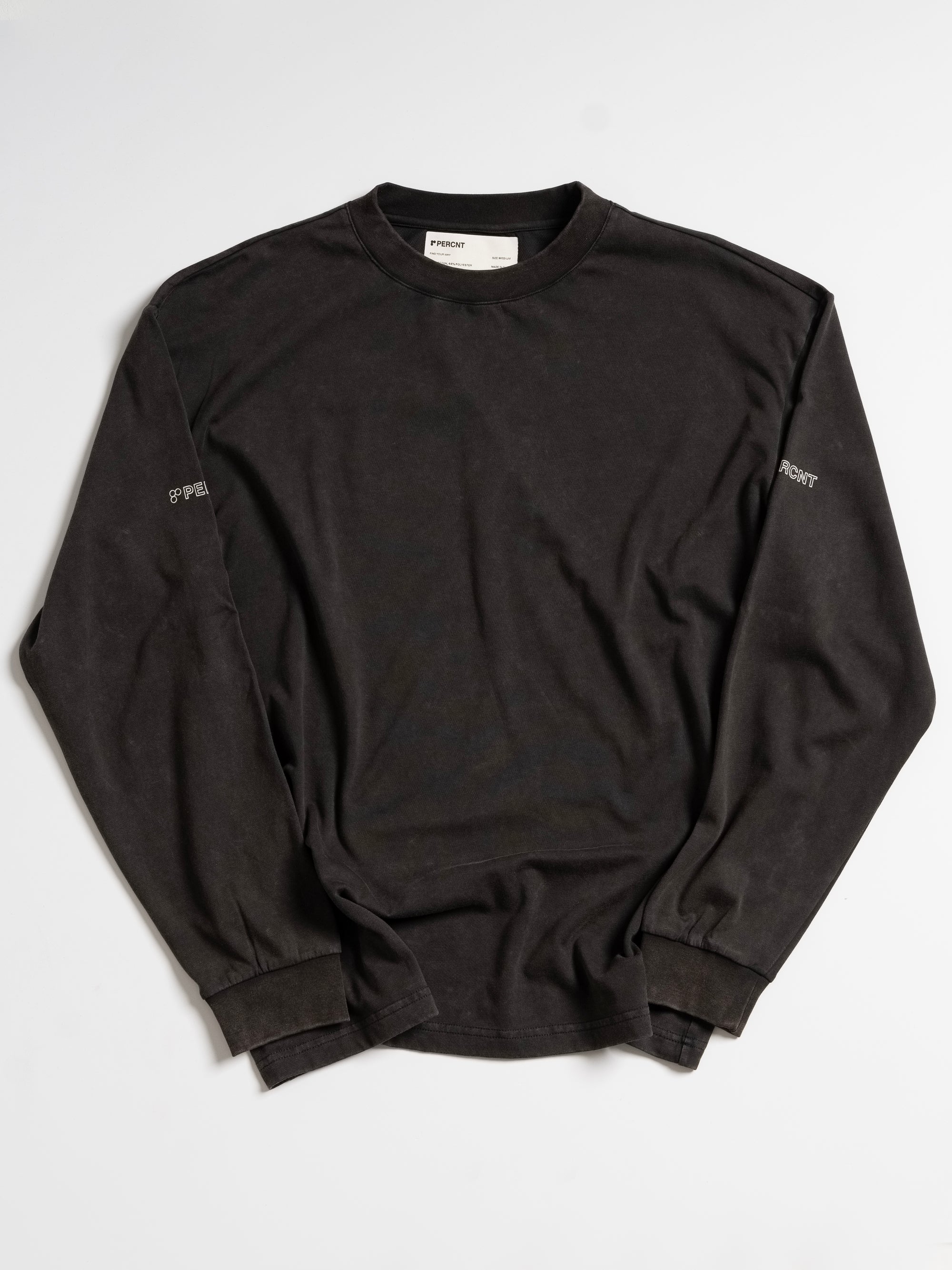 PERCNT ADV Performance L/S T-Shirt - Washed Asphalt