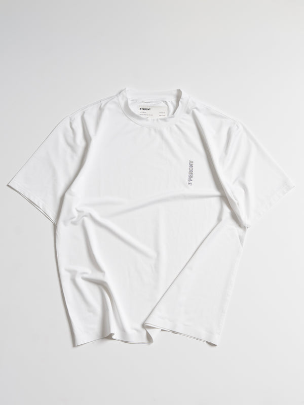 PERCNT Core Performance T-Shirt - White