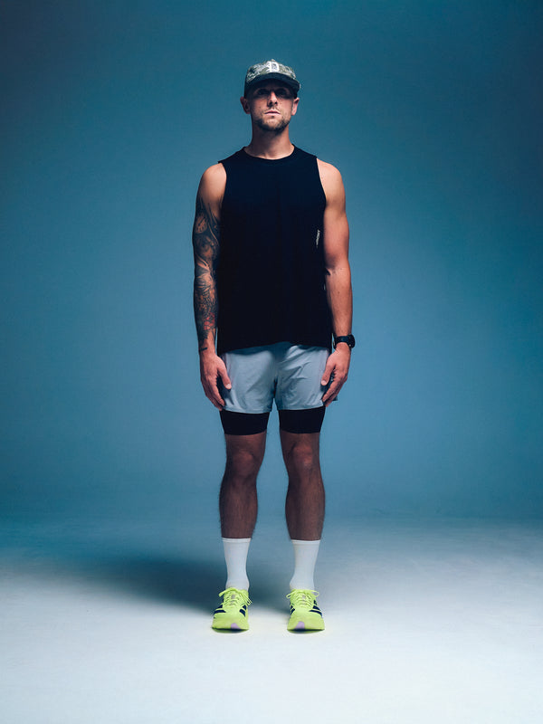 PERCNT Core Performance Cut Off Vest - Black