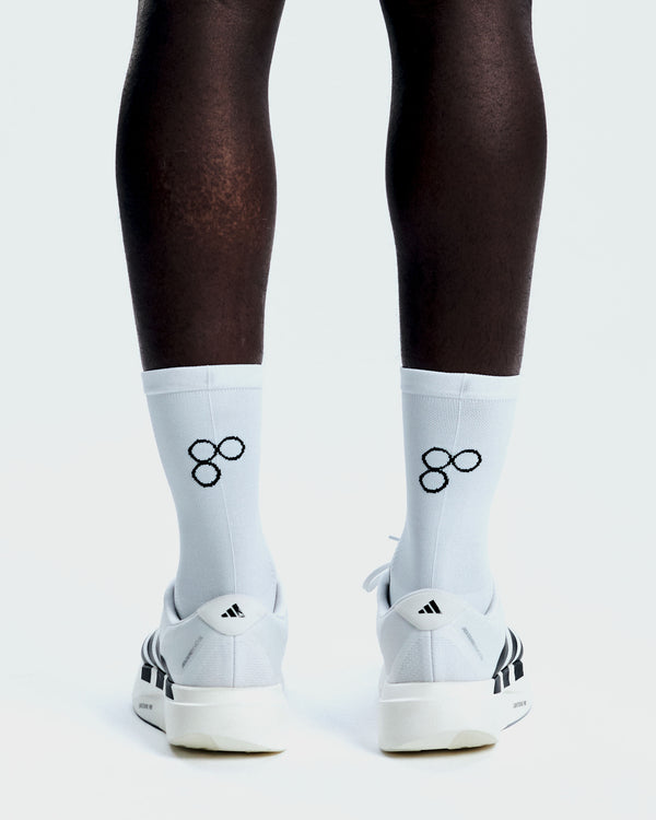 PERCNT V2 Performance Sock - White