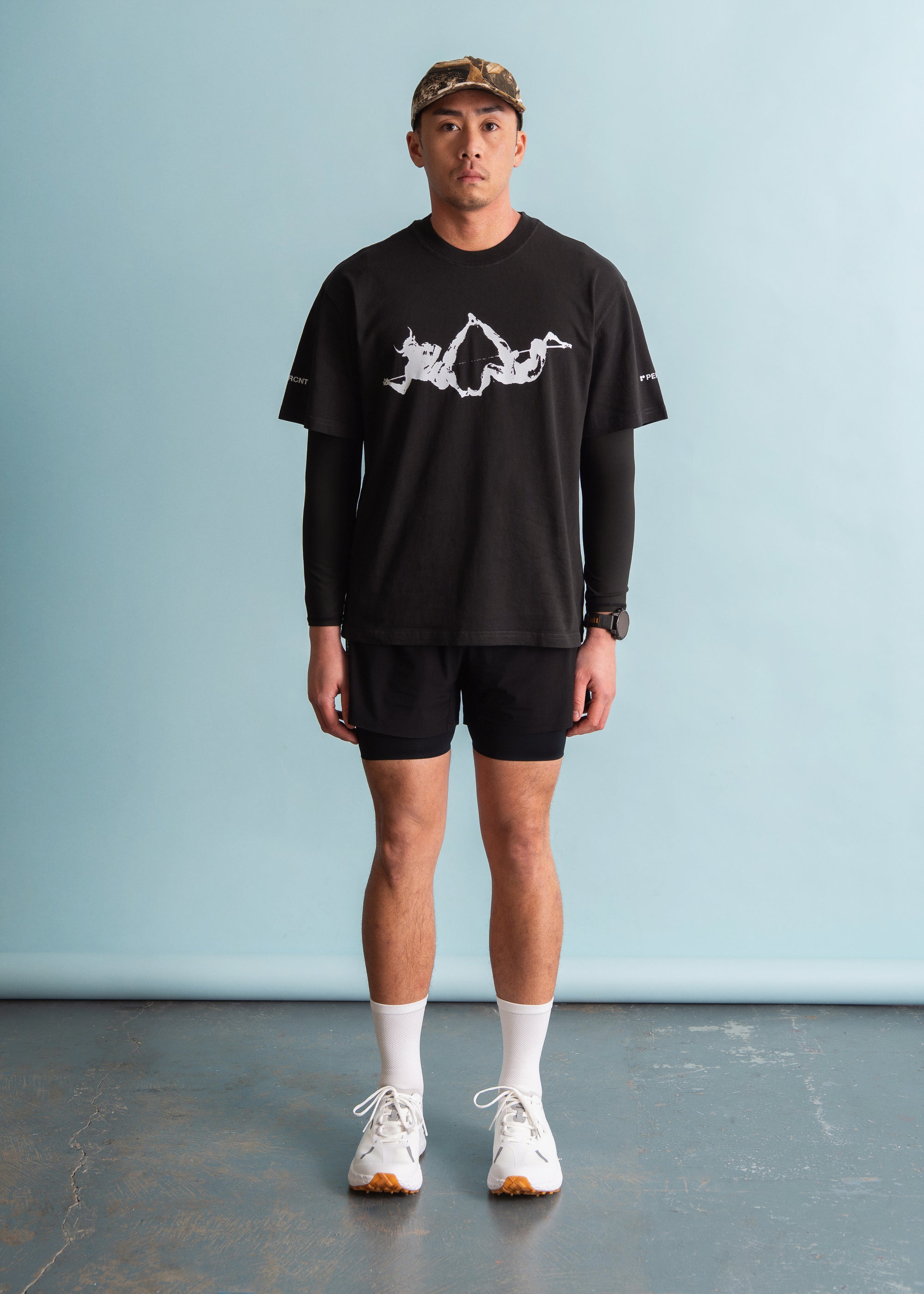 PERCNT Endure T-Shirt - Washed Black