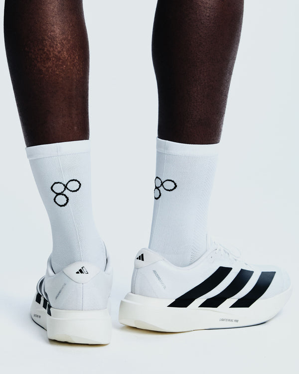 PERCNT V2 Performance Sock - White
