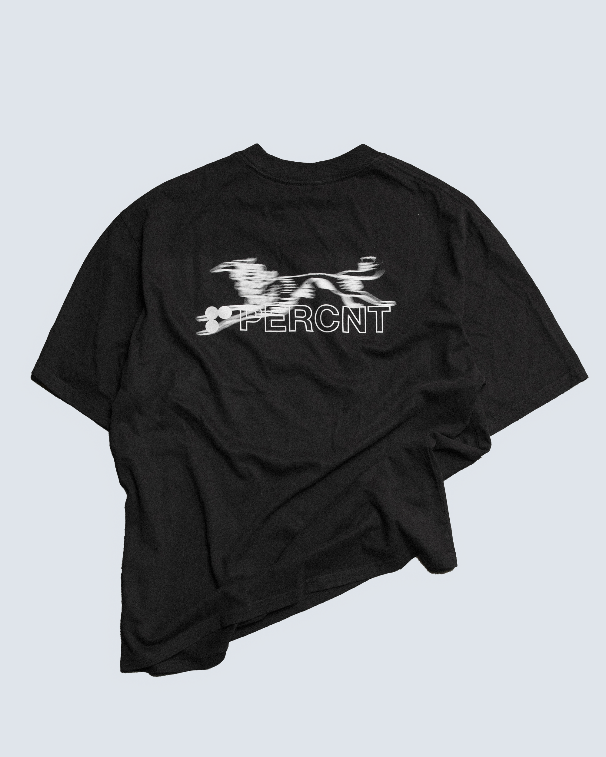 Black running t-shirt