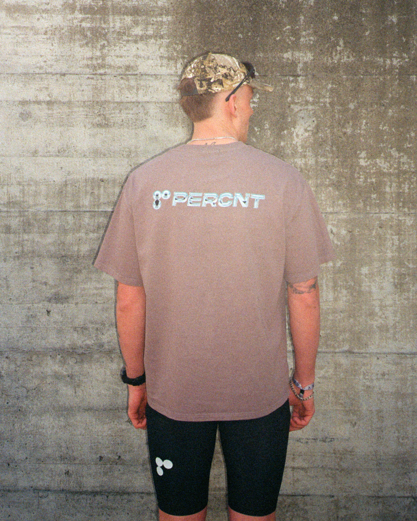 Ash Running T-Shirt on model 