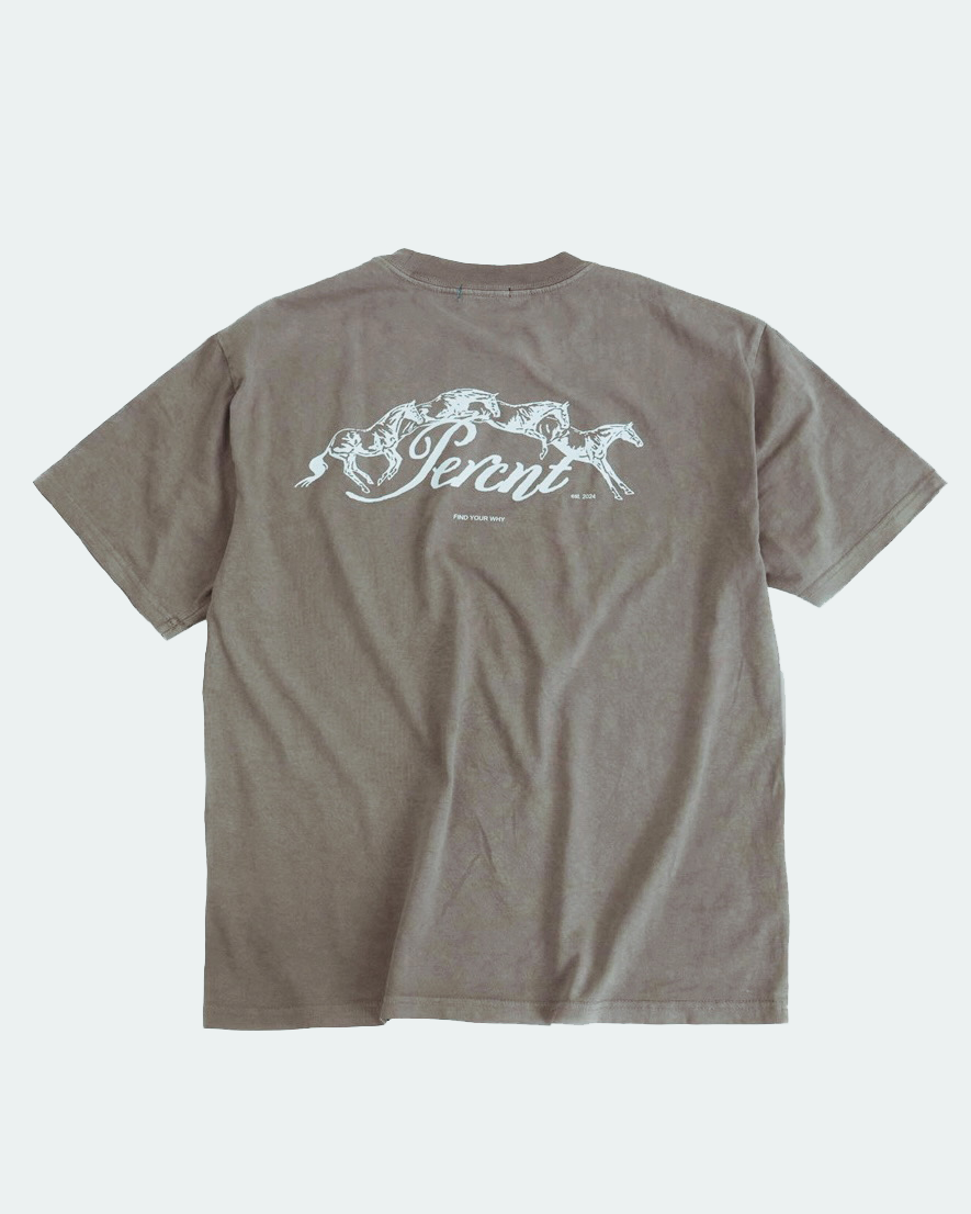 PERCNT® Mile One Tee - Ash